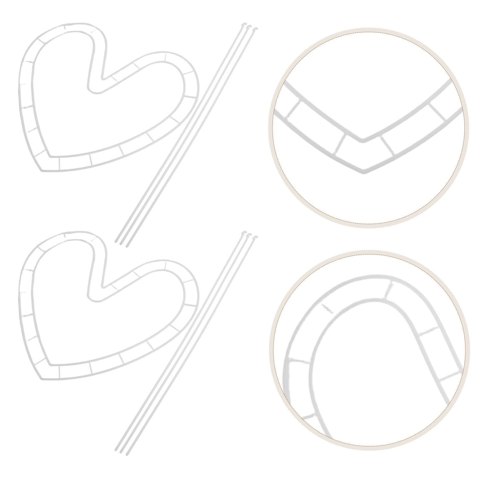 2 Wedding Decoration Stands Go - Photo Booth Frame review and price