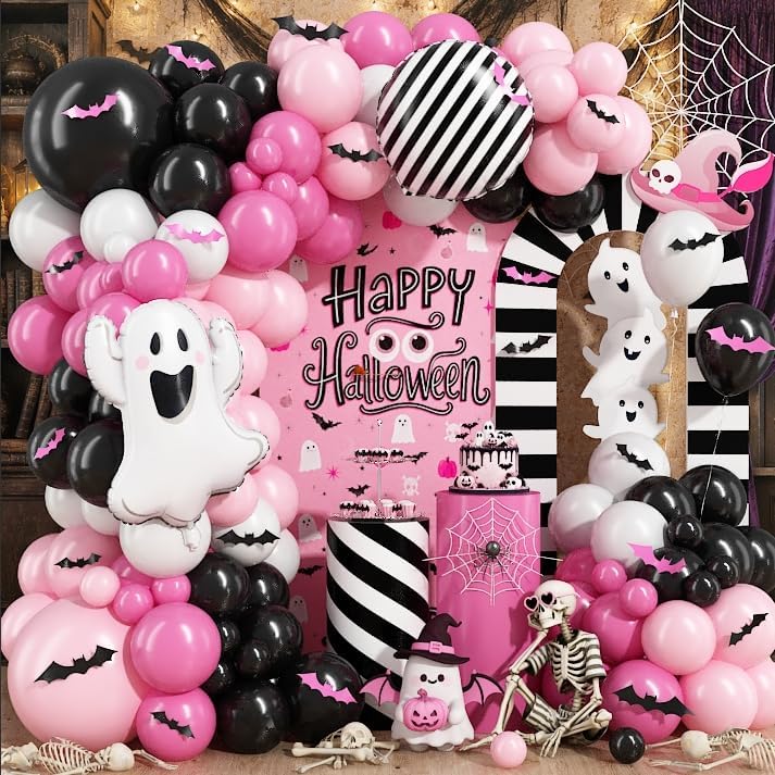 Cute Ghost Halloween Balloons  - Balloon Arch Kit review and price