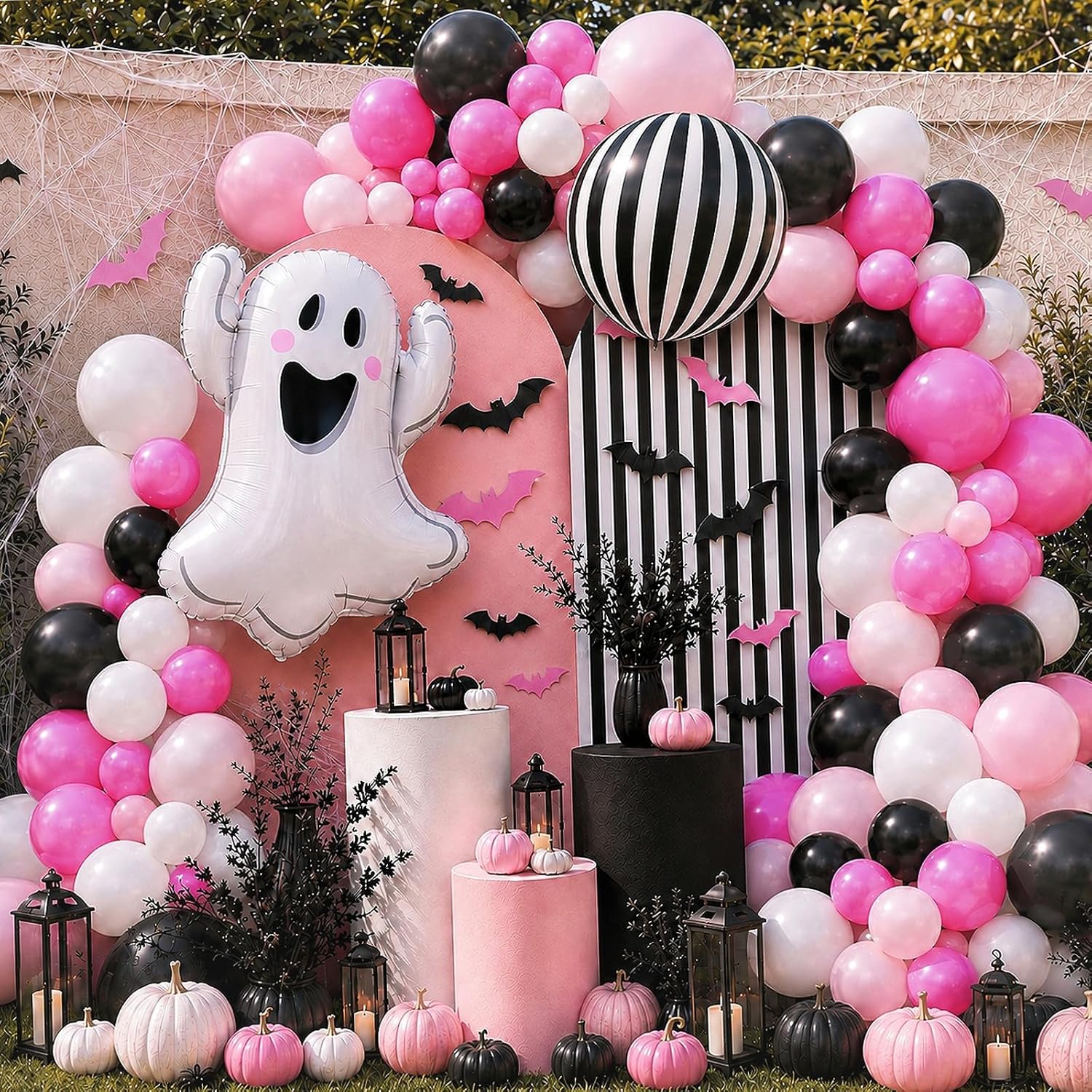 Cute Ghost Halloween Balloons  - Balloon Arch Kit review and price