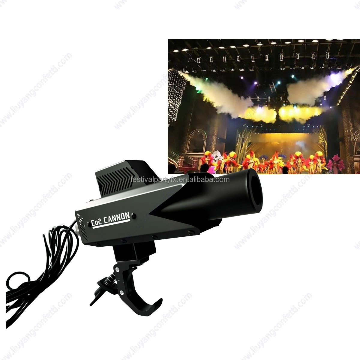H-C06 Electric Control CO2 Jet - Event Party Dj review and price