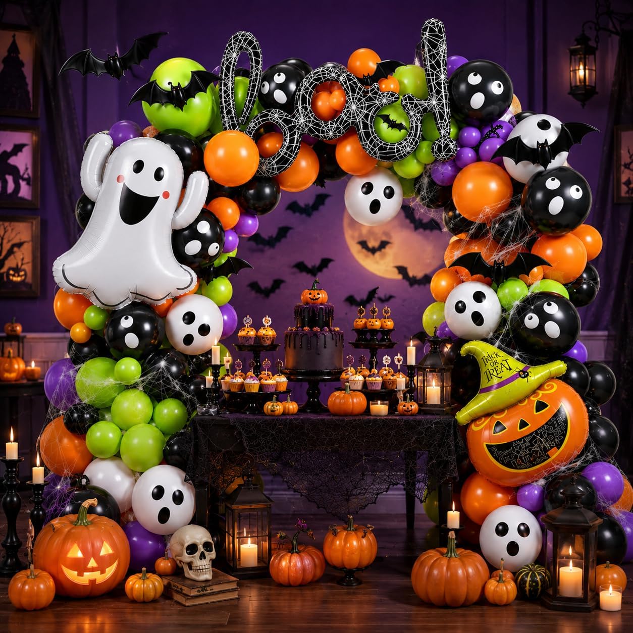 184Pcs Halloween Balloon Arch  - Balloon Arch Kit review and price