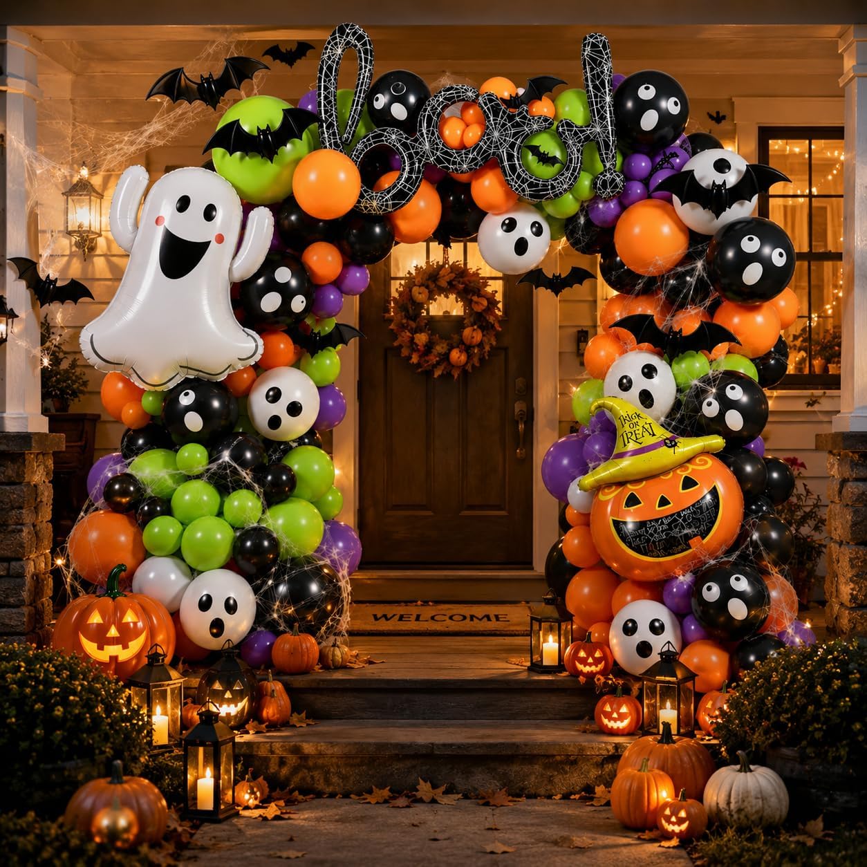 184Pcs Halloween Balloon Arch  - Balloon Arch Kit review and price