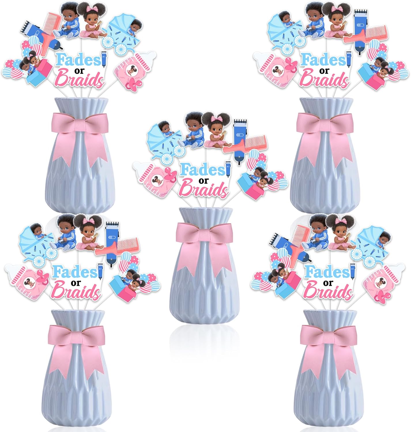 1Set Fades or Braids Gender Re - Centerpiece Stick review and price