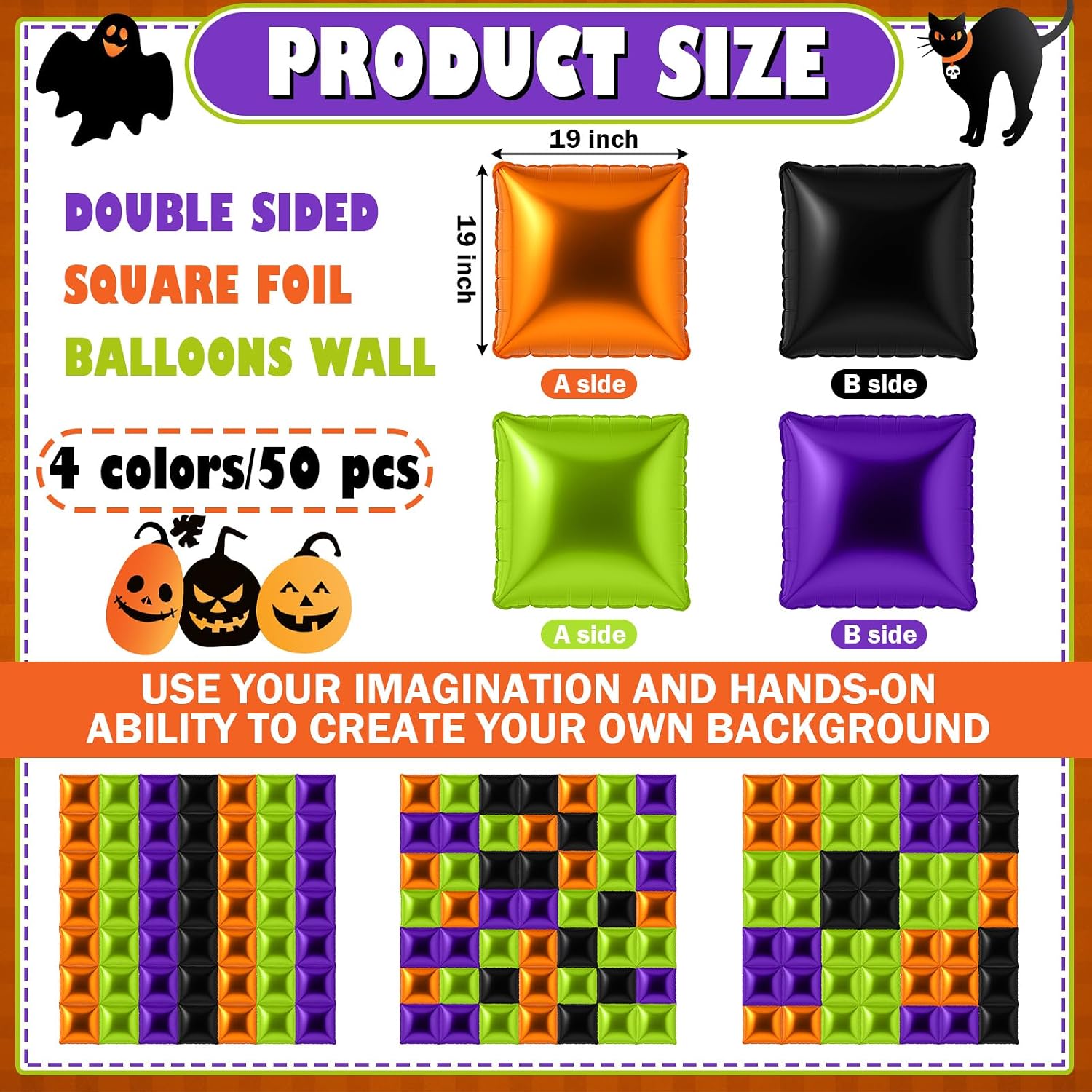 50 Pcs Halloween Balloon Arch  - Balloon Arch Kit review and price