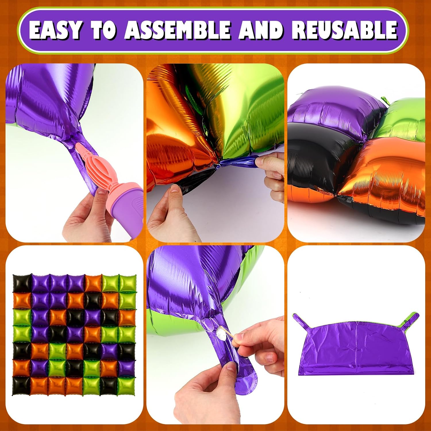 50 Pcs Halloween Balloon Arch  - Balloon Arch Kit review and price