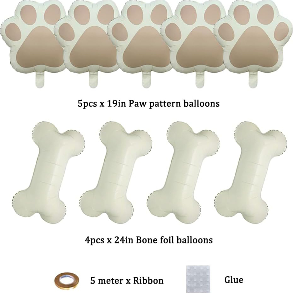 9Pcs/Set Let us Pawty Big Dog  - Let'S Party Event Supply review and price