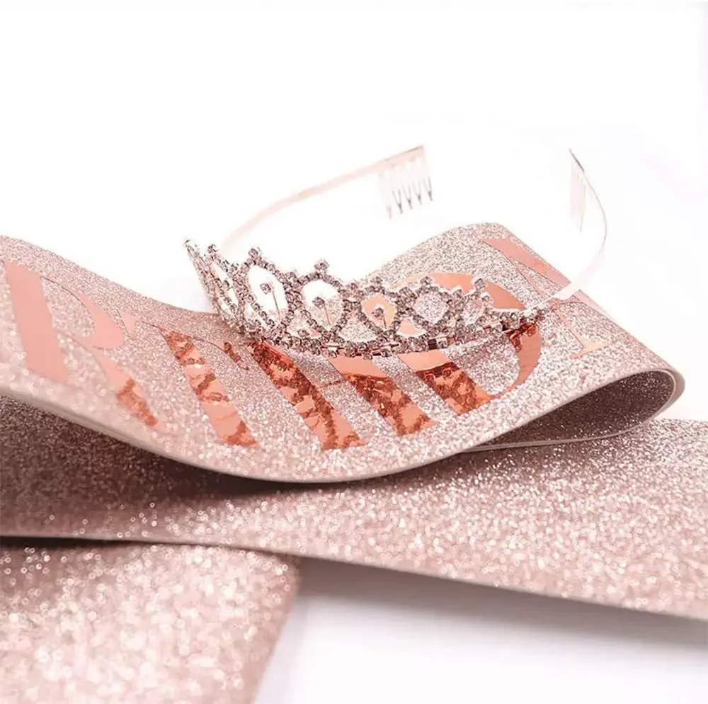 Birthday Queen Crown Girl Wome - Birthday Sash Glitter review and price