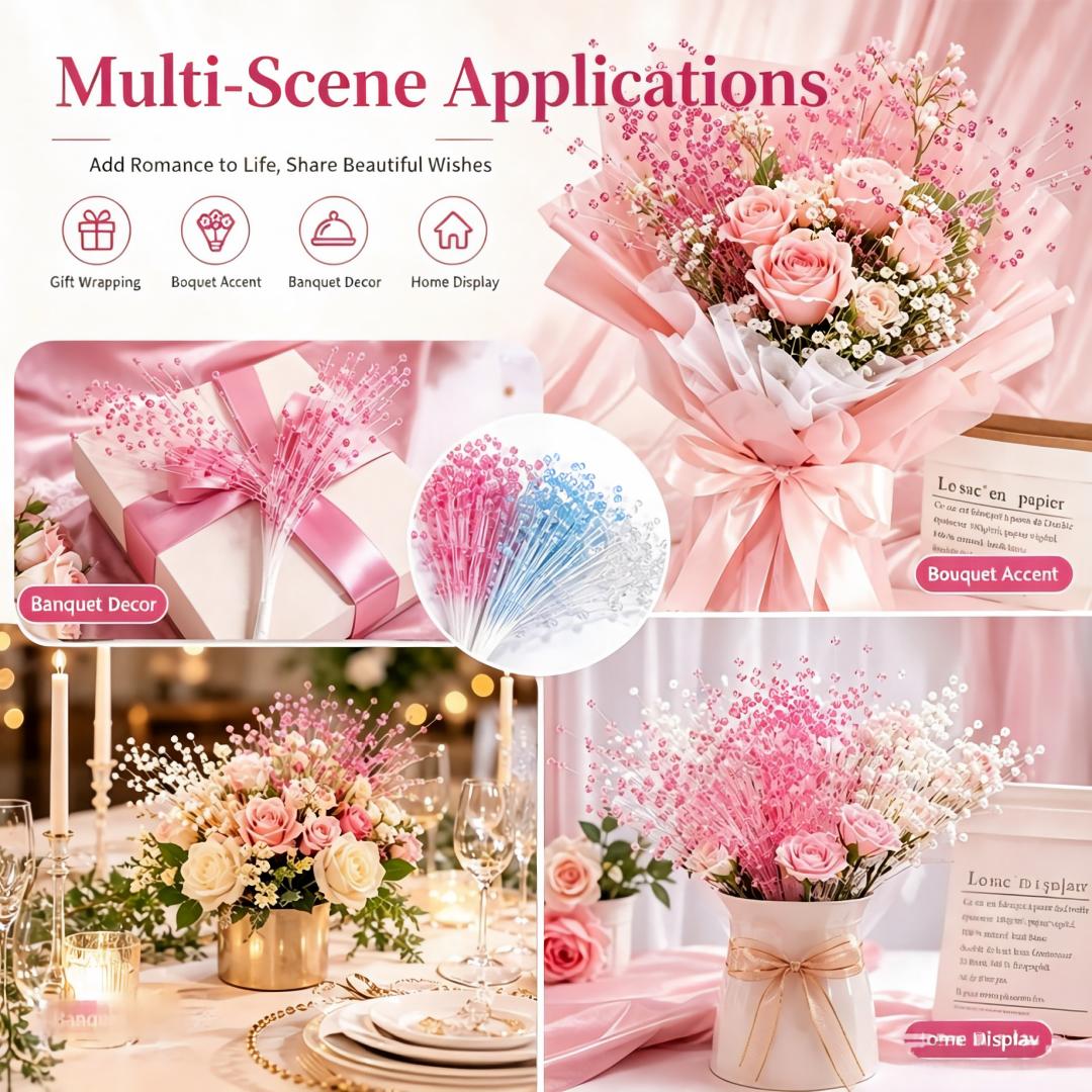 100PC 4mm x 24cm Spurting Whit - Centerpiece Stick review and price