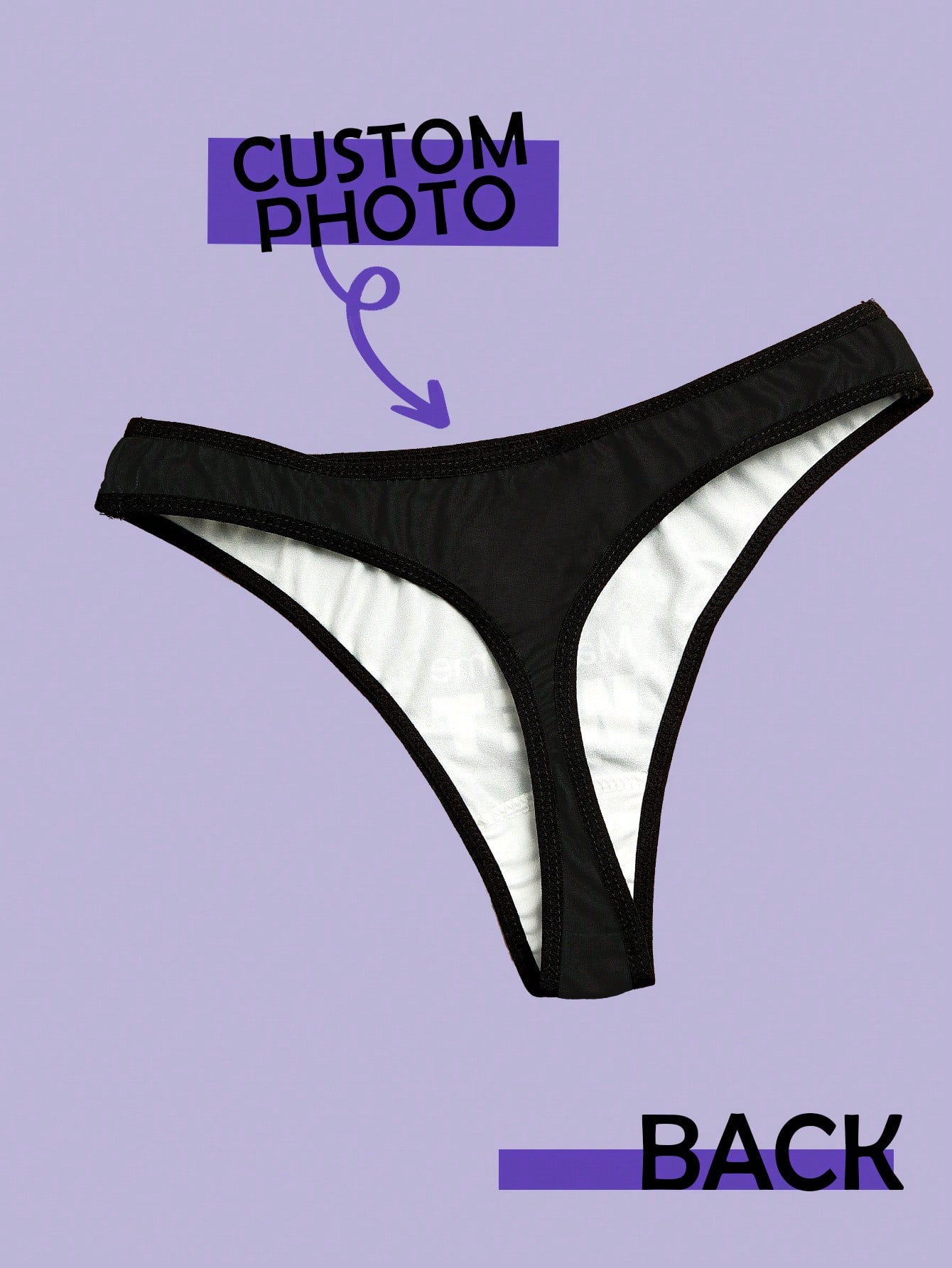 Custom Face Thong For Women Pe - Cotton Candy Cone review and price