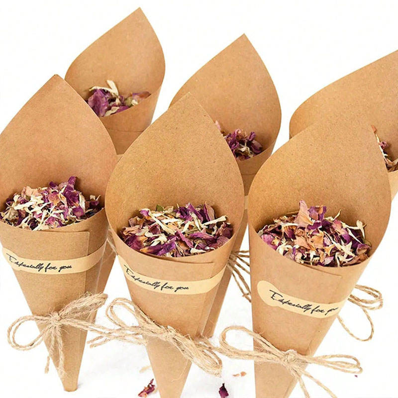 100pcs DIY Natural Kraft Paper - Cotton Candy Cone review and price