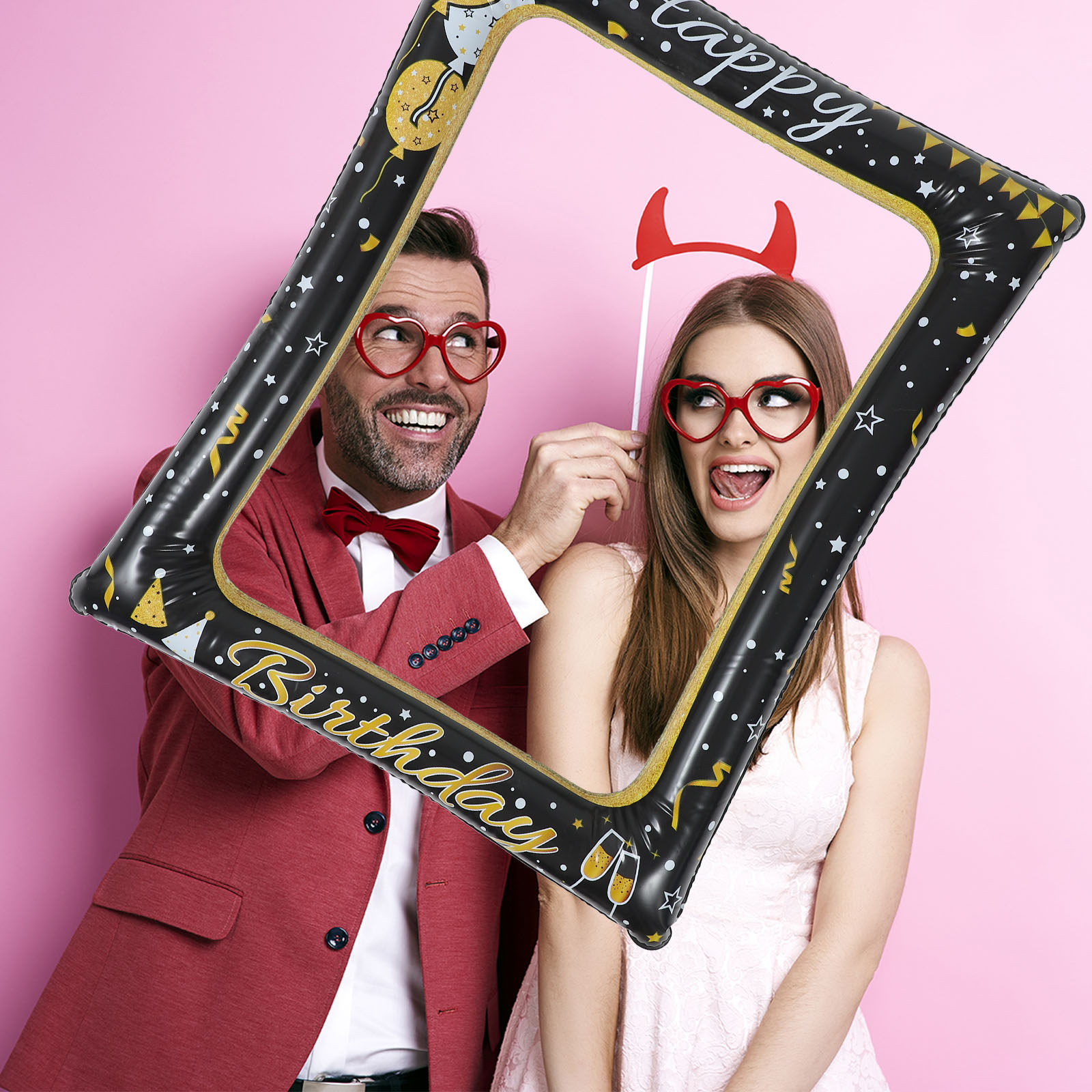 Large Inflatable Selfie Frame  - Photo Booth Frame review and price