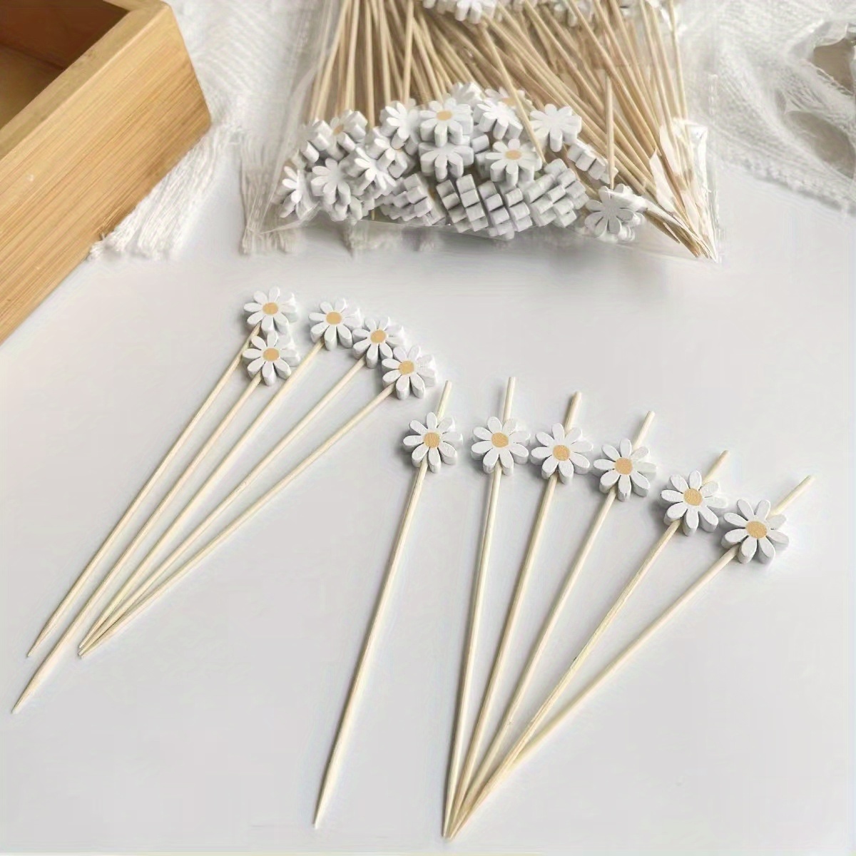 50PCS Daisy flower decoration, - Centerpiece Stick review and price