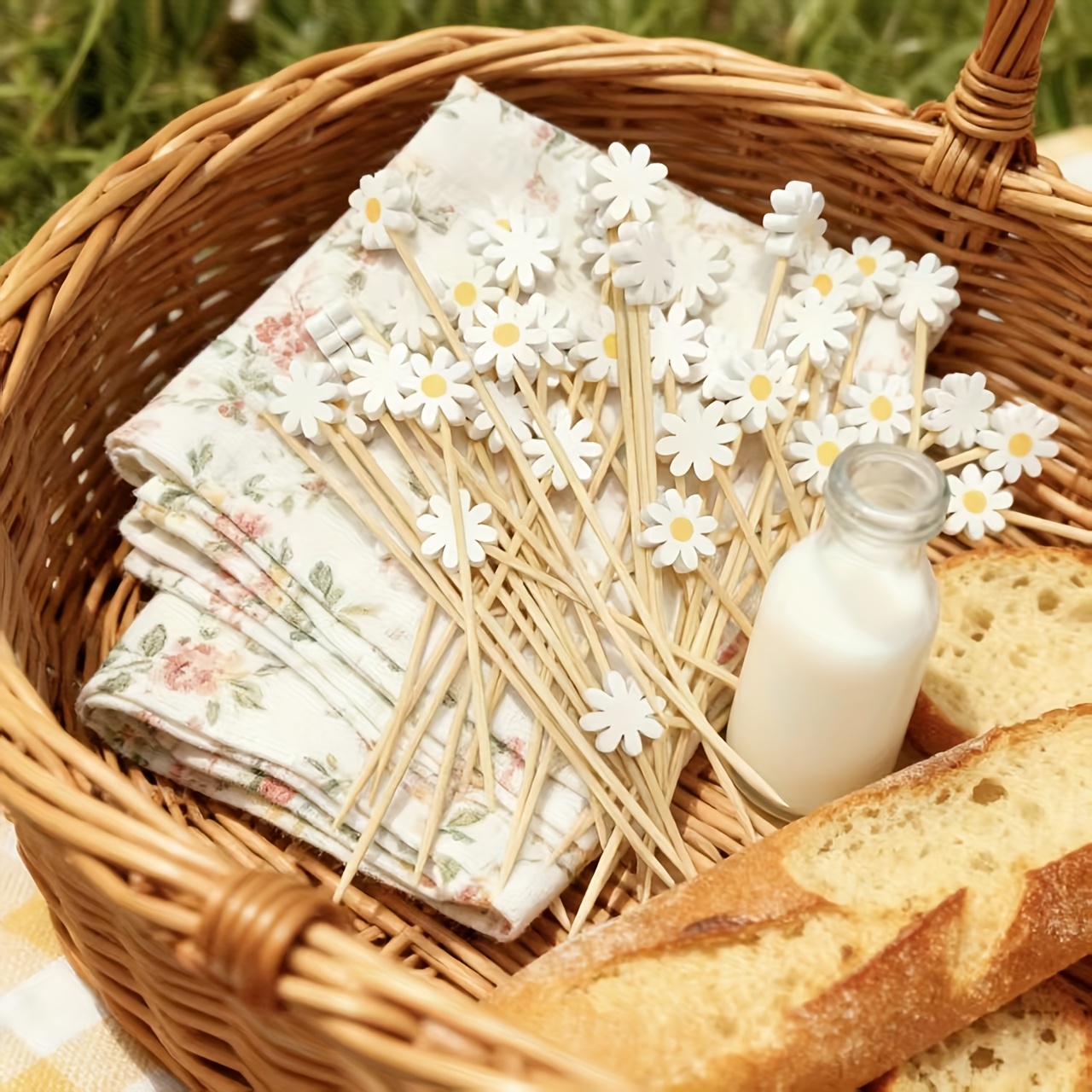 50PCS Daisy flower decoration, - Centerpiece Stick review and price