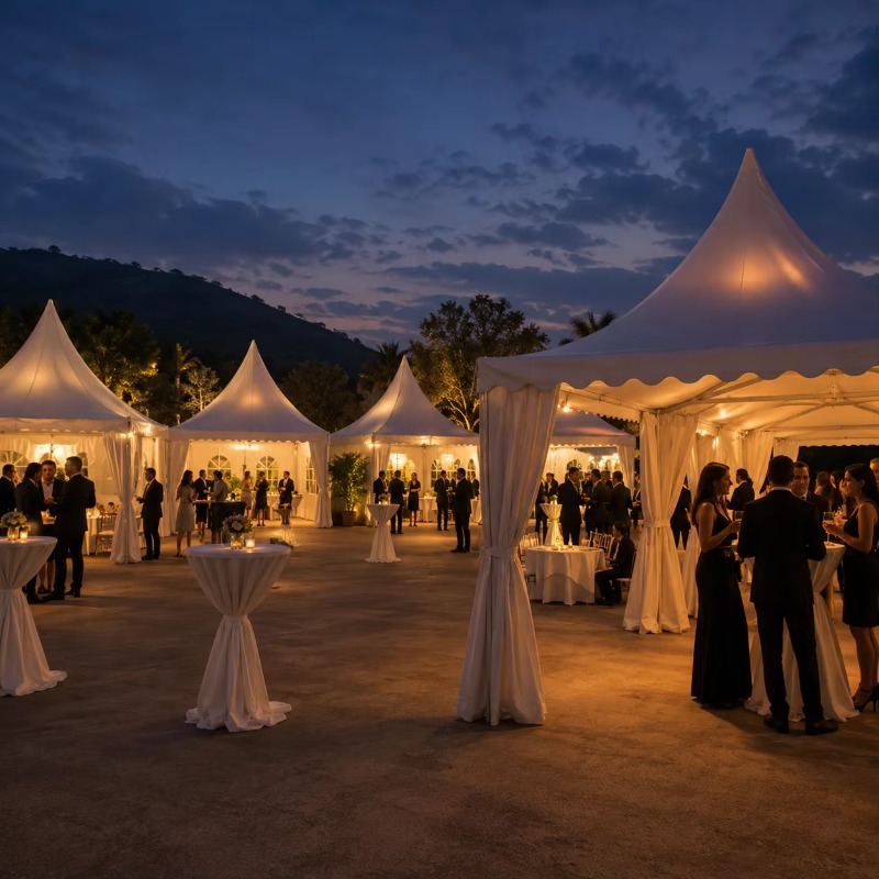 Customizable White Pagoda Tent - Event & Party Supply review and price